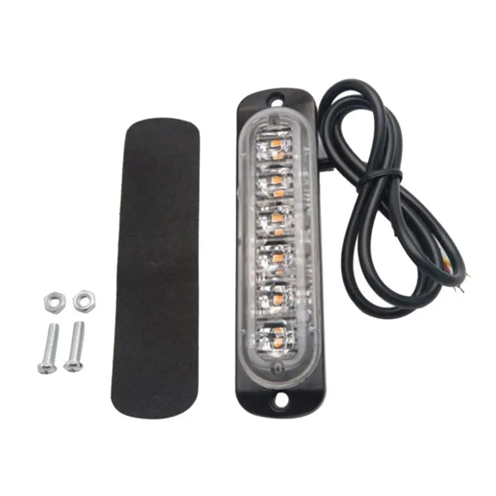 

LED strobe lights Ultra-thin Car Emergency Warning Light Red/Yellow /Blue for Pickup Wagon Motorcycle Boat