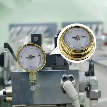 

4PCS Copper Shell Zirconium Marine Pressure Gauge Barometer Thermometer Hygrometer Barometer Clock For Ships Factories Family