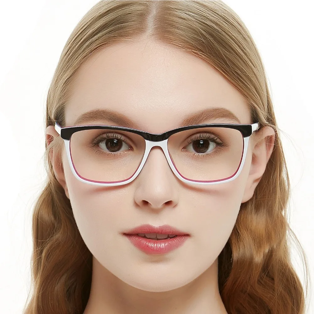 OCCI CHIARI  Fashion Big rim Eyeglasses 54cm For Women Spring Hinge Prescription Lens Medical Optical Glasses Frame W-ZOPPI
