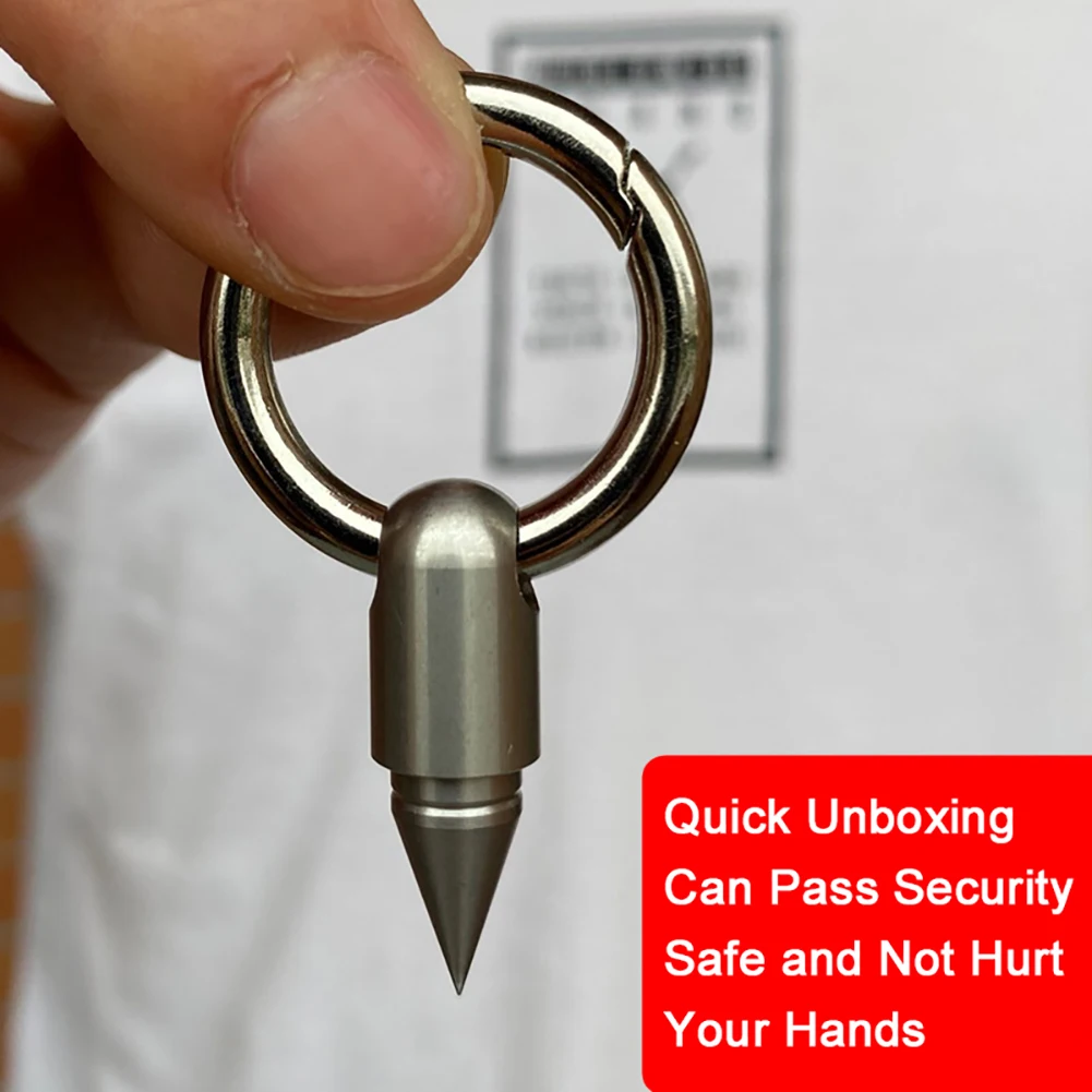

Cutting tool stainless steel multi-function EDC portable mini tool key ring pendant tool capsule knife tiny cutting tool