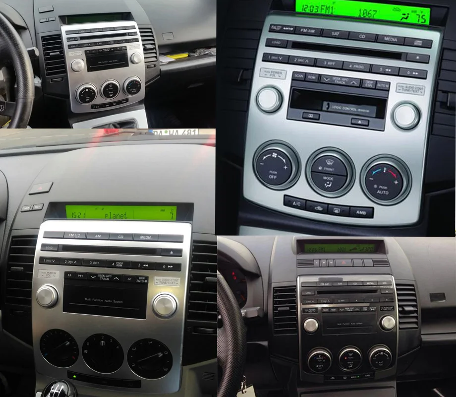Perfect Free Reverse Camera lPS 2.5D Screen 8-core Android 8.1 Car DVD Player for Mazda 5 2005-2010 Radio Head Unit GPS Navigation DVR 2