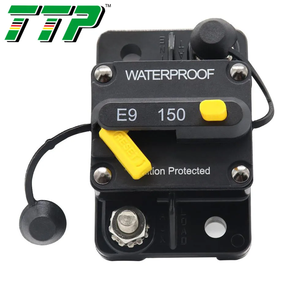 140A Circuit Breaker With Manual Reset Switch Dual Battery IP67 Waterproof