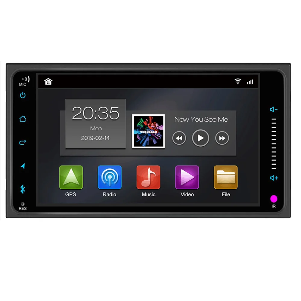 2 din android 10 4G RAM + 64G ROM для Toyota Hilux Fortuner Innova Camry Corolla Old Vios RAV4 DVD Автомобильный