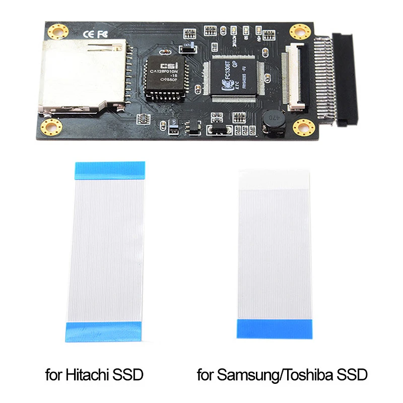 SD SDXC MMC карта до 1,8 дюймов ZIF& IDE 50 Pin HDD адаптер с 40 Pin LIF плоский кабель