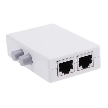 

Network Switch Mini Ethernet Modern RJ45 Low Cost Silent Easy To Operate Destop Practical 2 Port Plug And Play Home And Office