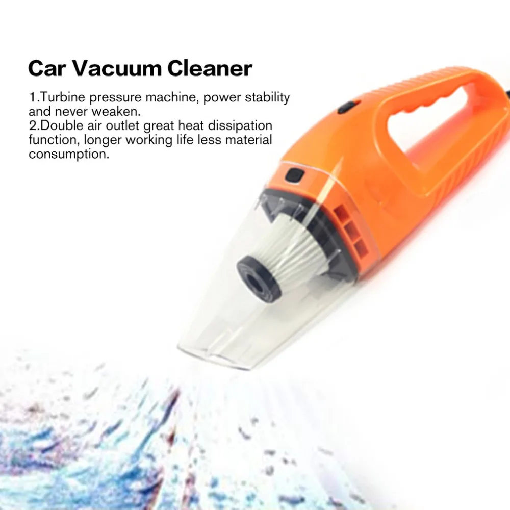 Ручной автомобильный пылесос для автомобиля, портативный пылесос, 12 В, 120 Вт, мини автомобильный пылесос двойного назначения, автомобильный пылесос Aspirador Coche