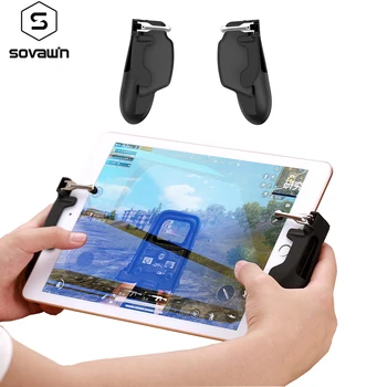 

H7 For iPad Tablet Gamepad Android PUBG Controller For Mobile Phone Game Shooter L1R1 Metal Trigger Fire Button Aim Key Joystick