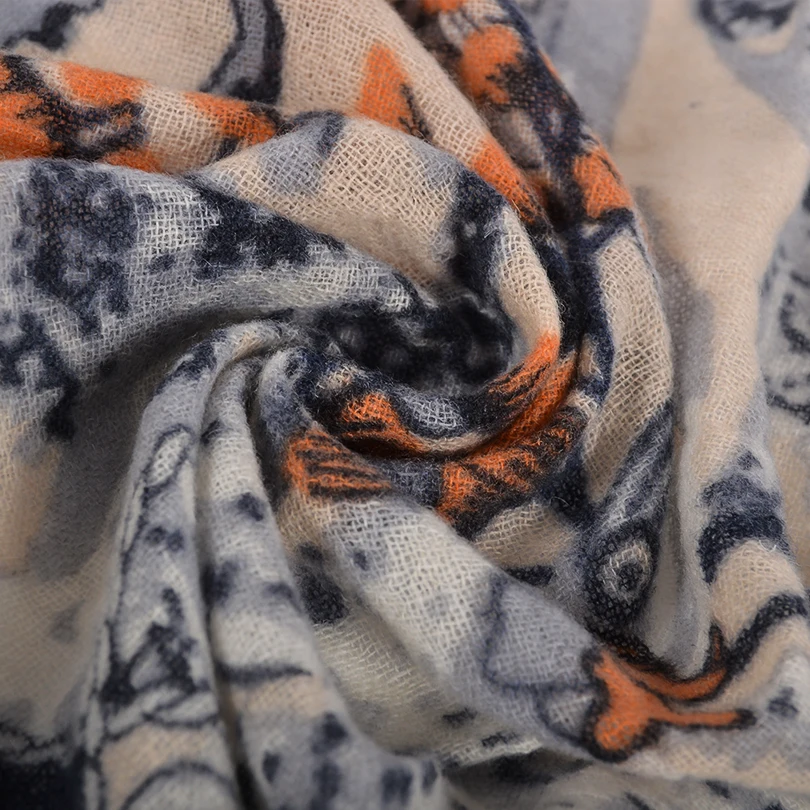 [BYSIFA] зимние длинные шарфы шали женские шерсть кашемировые шарфы пашминовый верх класса люкс бренд Дамский шейный шарф 210*100 см