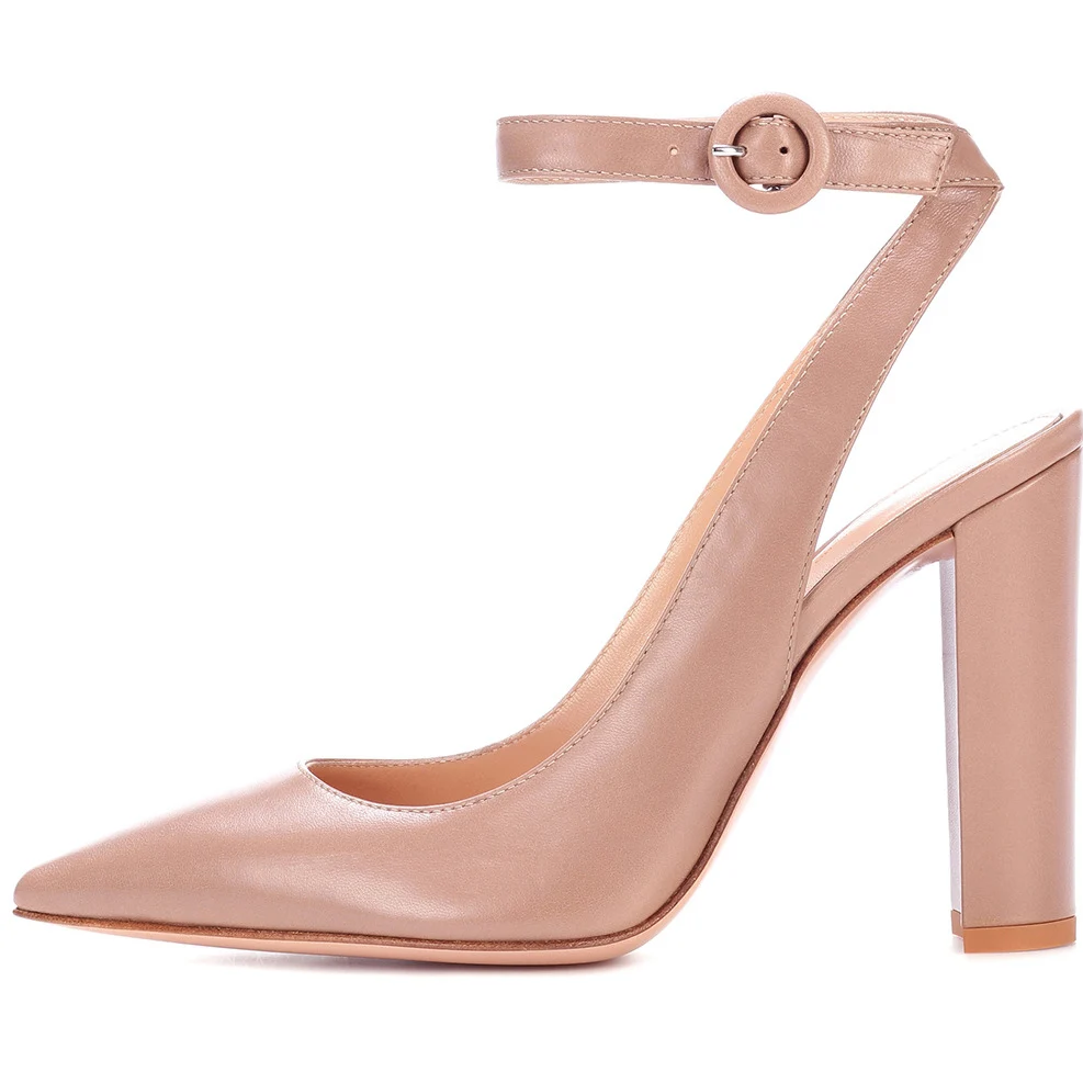 Женские туфли-лодочки на высоком массивном каблуке вечерние туфли с ремешком