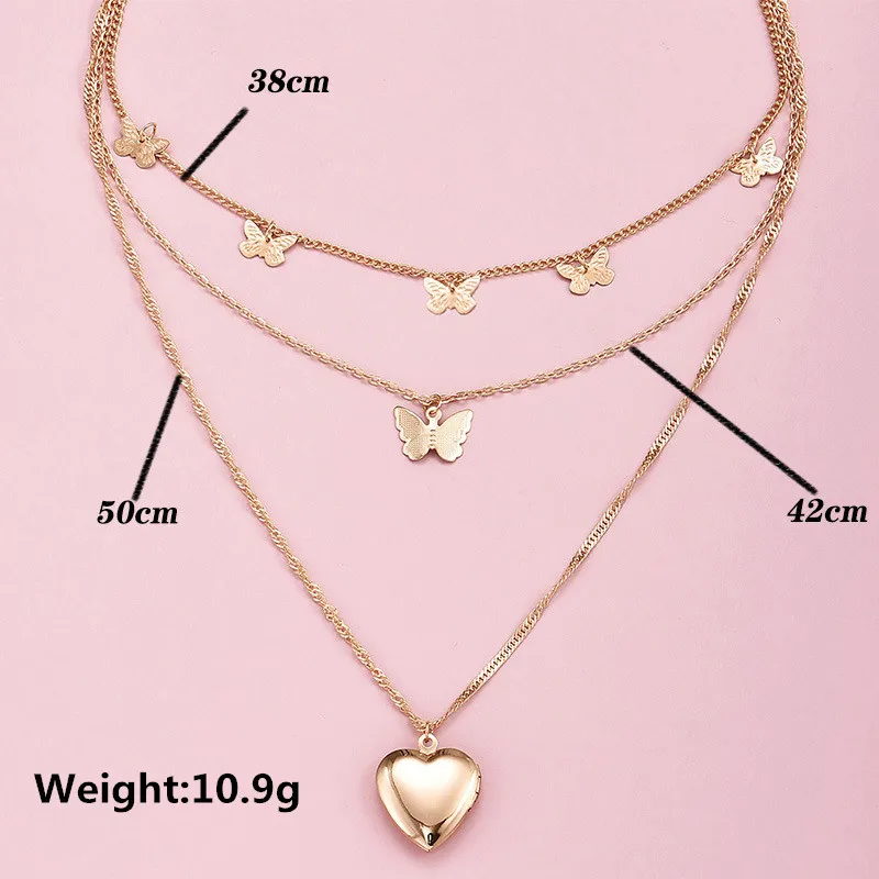 Women Necklace Gold-Color Slide Pendants Jewelry With Chain Gros MLP005,MLP006