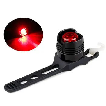 

Aluminum Alloy Ruby Tail Light Waterproof Helmet Light Safety Warning Light Mountain Bike Bicycle Accessories