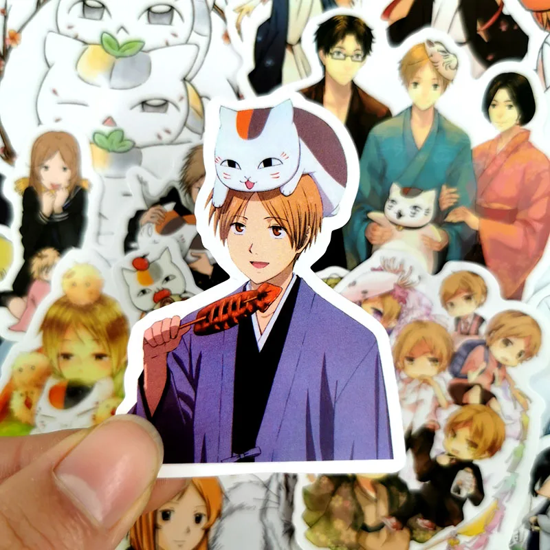 50 шт./компл. аниме Стикеры s Нацумэ наклейки Yuujinchou Скрапбукинг Водонепроницаемый граффити Стикеры для телефона ноутбук автомобильный Стикеры