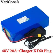 VariCore 48 В 20ah 13s6p литиевая батарея 48 В 20AH 2000 Вт электрическая велосипедная батарея Встроенный 50A BMS XT60 штекер+ 54,6 в зарядное устройство