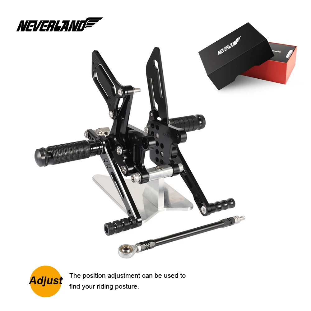 Мотоцикл подножка сплава Rearset задние педали подножка подставки для ног Suzuki GXSR1000 2000-2004