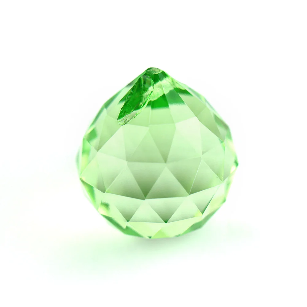 Mix Color 30mm Crystal Chandelier Ball 1 Piece Glass Lighting Prisms Ball Window Pendant