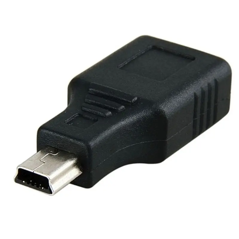 Новинка 1 шт. чёрный переходник с USB 2 0 Мама на Micro B 5 Pin папа адаптер OTG для