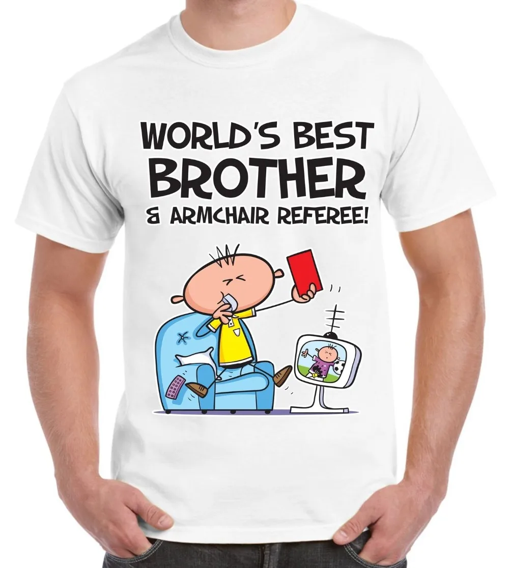 Мужская футболка с надписью World Best Brother подарок на Рождество день рождения 2019