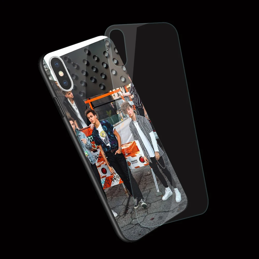 EWAU Why dont we Tempered Glass phone case for iphone 5 5s SE 6 6s 7 8 plus X XR XS 11 pro Max