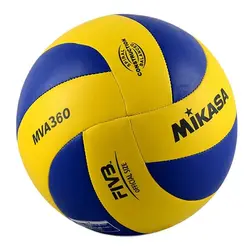 Fiber FIVB Volleyball 5 Super MVA360 Original Size Competition PU Mikasa Training Official Brand Ball Hard Volleyball MVA360 Siz
