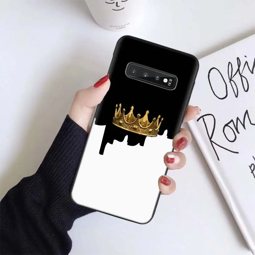 Черный чехол для samsung Galaxy A50 A70 A50S A10S A20S A10 A20E A30 A40 M40 M30S A80 мягкий чехол для телефона - Цвет: BS262-10