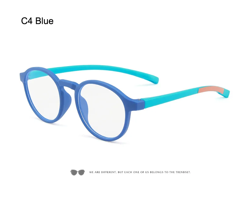 Синий светильник, блокирующие очки, детские солнцезащитные очки, гибкие очки, детские очки для чтения, оптическая оправа Очки для работы за компьютером, для мальчиков и девочек