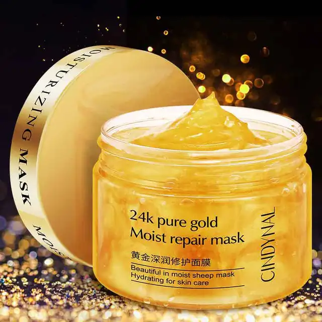 120g Face Cream Collagen Anti-Wrinkle 24k Gold Serum Cream Sleeping Mask Whitening Facial Cream Moisturizing Anti-aging TSLM2 6