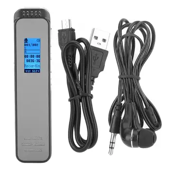 

registratore vocale 8GB High Definition Lossless Sound Quality Portable Audio Recorder Digital Voice Recorder Player grabadora
