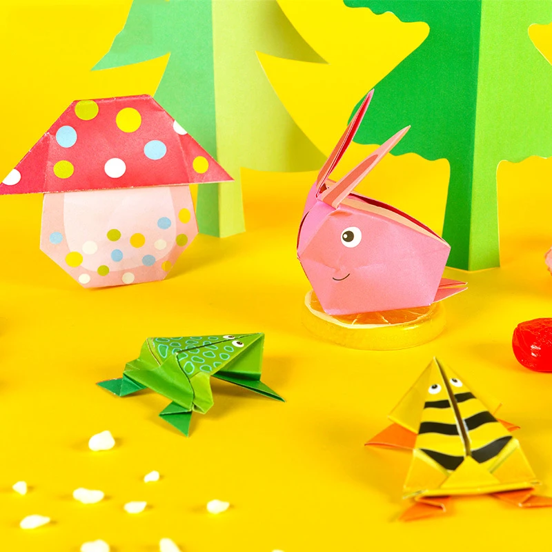 BalleenShiny детские игрушки 3D 54 страницы оригами Мультяшные животные книга для детей