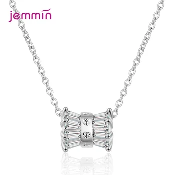 

New Arrival Statement Silver Necklace Women Girl Charm Clavicle Chain 925 Sterling Silver Jewelry Trendy Party Dangle Necklace