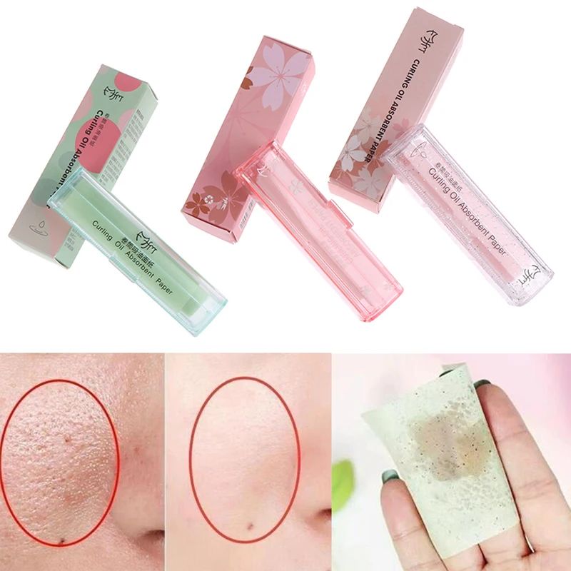 1 x Roller Tissue Papers Makeup Cleansing Oil Absorbing Face Paper Absorb Blotting Unisex Facial Cleanser Face Tool