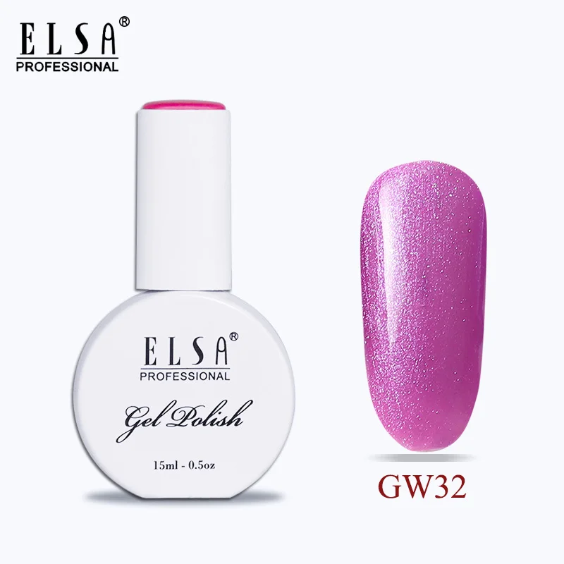 GW82 Elsa 15 мл УФ-гель для ногтей Топ УФ светодиодный Гель-лак для ногтей Гибридный 120 цветов впитывающий Гель-лак для ногтей - Цвет: GW82