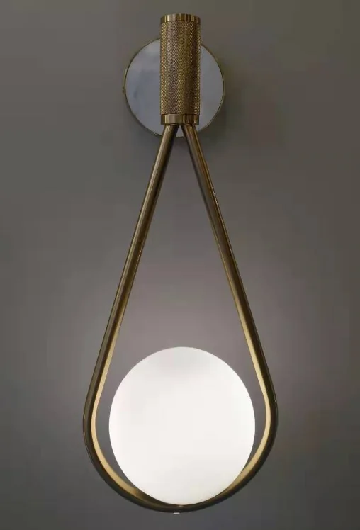 Скандинавский креативный настенный светильник для гостиной, современный минималистичный настенный светильник для спальни