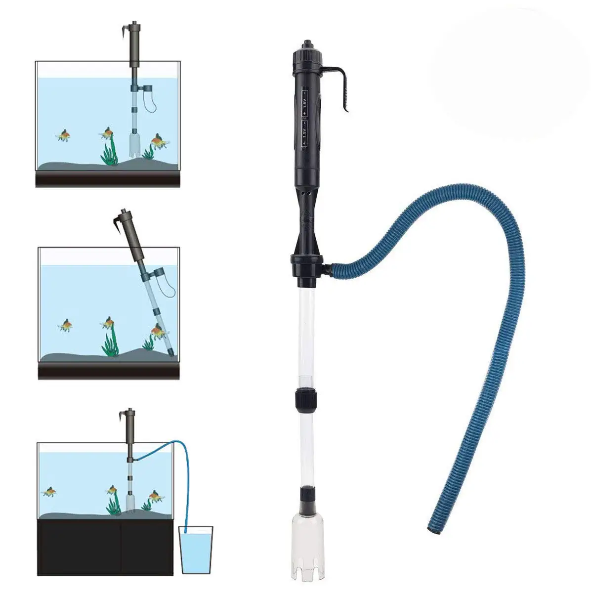 Gravel Vacuums For Any Sized Fish Tank (Over 40 Tested) Electric