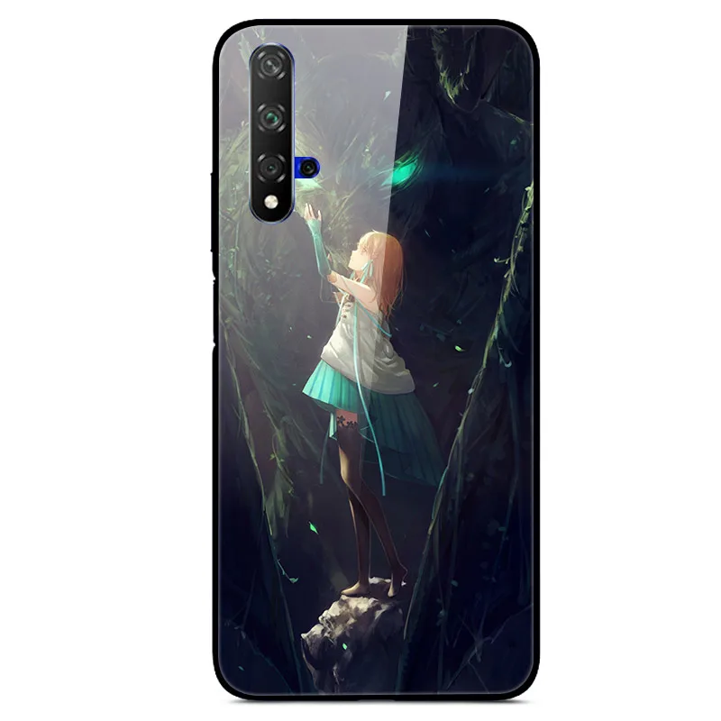 Чехол для huawei Honor 20, Жесткий Чехол из закаленного стекла с принтом, чехол для huawei Honor 20 Pro Lite Honor20 YAL-L21Cover Fundas - Цвет: 11