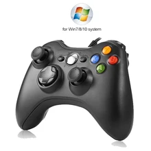 USB проводной Вибрационный геймпад джойстик для ПК игровой контроллер для Windows 7/8/10 не для Xbox 360 джойстика с высоким качеством
