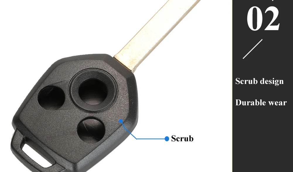 Keyforkess 10 pz/lotto chiave a distanza dell'automobile Shell 3 pulsanti per Subaru Forester Outback Legacy 2008- 2014 sostituzione caso portachiavi - Hdb9858c5b8e84c0ea90e22ff243748a39