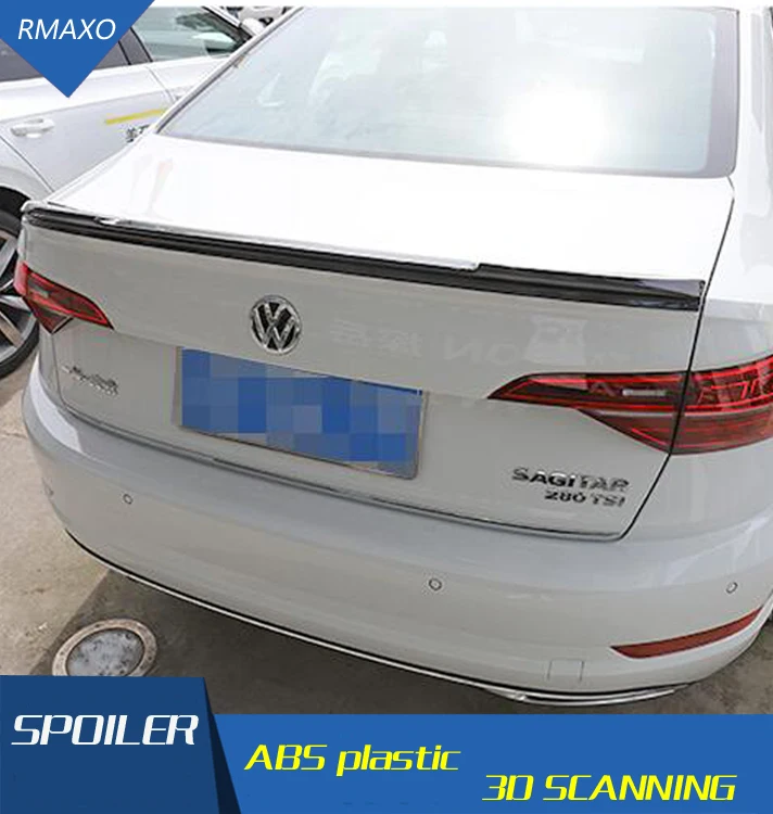 For jetta spoiler 2019 2020 ABS Material Car Rear Wing Primer Color