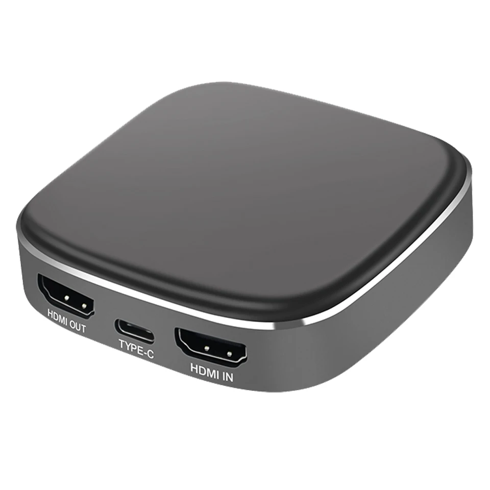 4K 1080P 60fps Тип C HDMI к USB3.0 HD игровой видеомагнитофон Захват карты ключ игра потоковая прямая трансляция коробка