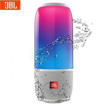 

Speaker JBL Pulse 3 Bluetooth 4.2 IPX7 Waterproof 360° Lightshow Portable Outdoor Sound Box Enhanced Bass Speakers with Mic