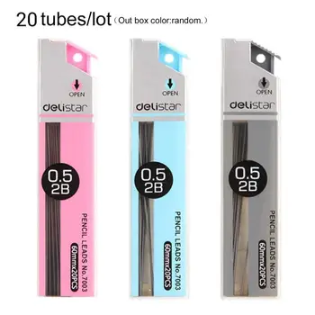 

Deli 7003 Mechanical Pencil Lead 20pcs/lot 0.5mm Automatic Pencil Rod Pencil Refill Lovely Stationery School Office Supplies