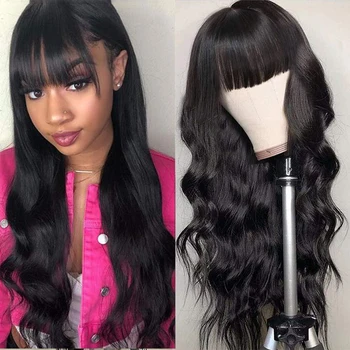 4x4 Wig with Bangs