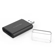 Cheap UHS-II Dual Slot Card Reader, SD 4.0 High Speed USB Memory Card Adapter for SD/SDHC/SDXC/Micro SD/Micro SDHC/Micro SDXC/UHS-I
