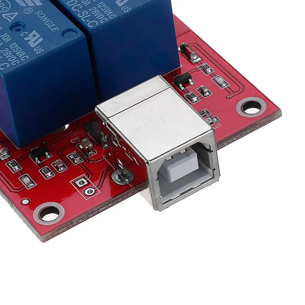 2 канала 5V HID Автономное USB реле USB Управление переключатель клавиатуры компьютера Управление переключатель PC интеллигентая(ый) модуль пускового реле