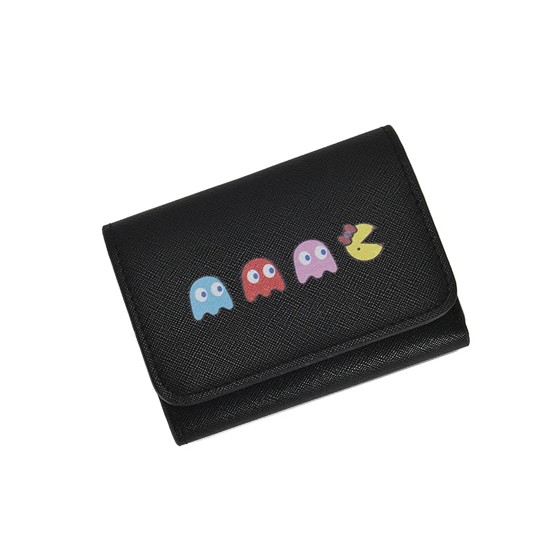 

Wallet women 2020 new fashion Korean version fashion printing short wallet student fashion brand Mini 3 fold Pu wallet small