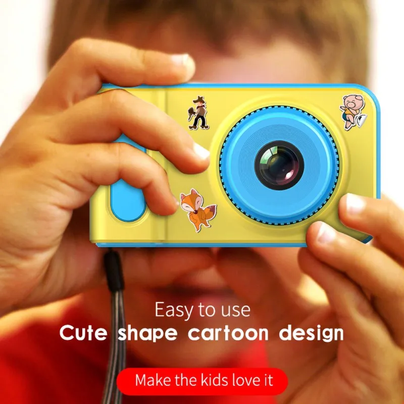 Видео/аудио рекордер Повседневная Камера s для мальчиков и девочек 2,0 дюймов HD ребенок мультфильм-вид цифровая камера