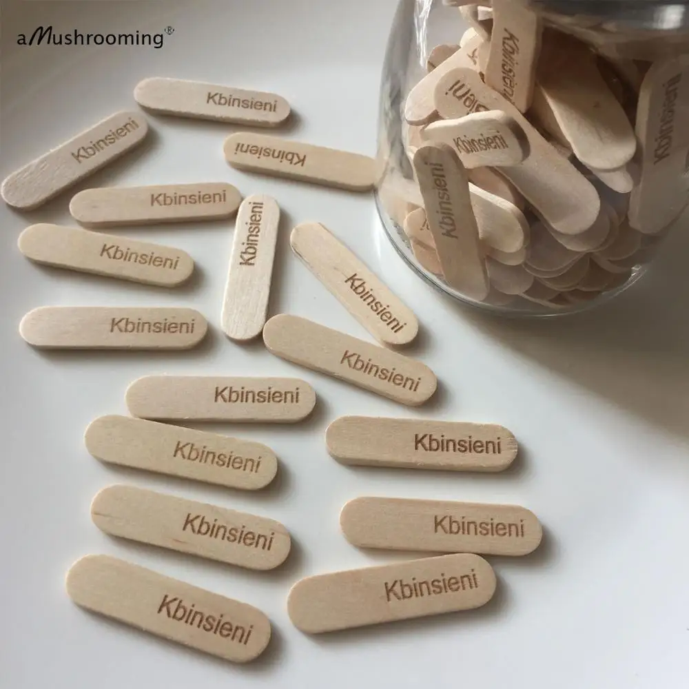Палочки для мороженого x200 деревянные палочки торта с персонализированным