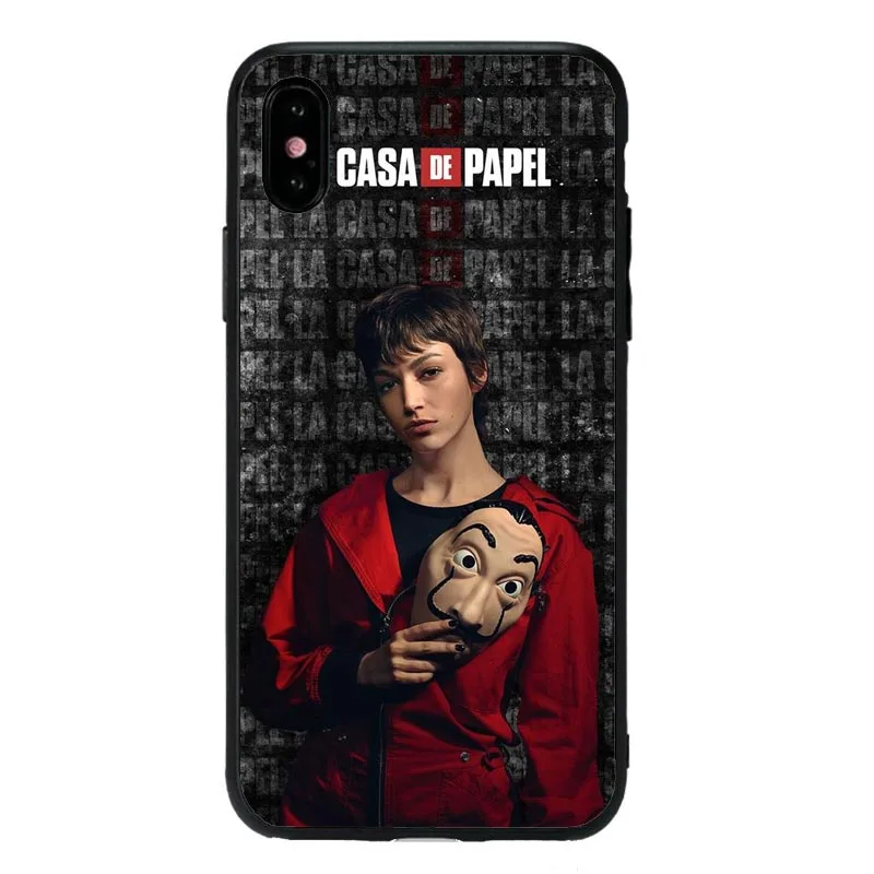 La Casa De Papel Heist чехол для телефона чехол для iPhone 11Pro 5s SE 6 6S Plus 7 8 8Plus XS MAX XR Мягкая силиконовая сумка для телефона
