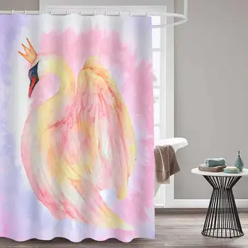 

Fashion 3d printing Cartoon Animals Shower Curtain Bathroom High Quality Polyester Waterproof Shower Curtains Douchegordijn