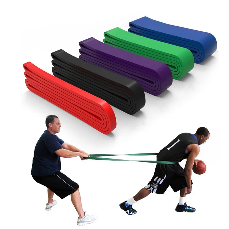 HEAVY DUTY Rubber Resistance Band Power Fitness Exercise Training Yoga Workout 
