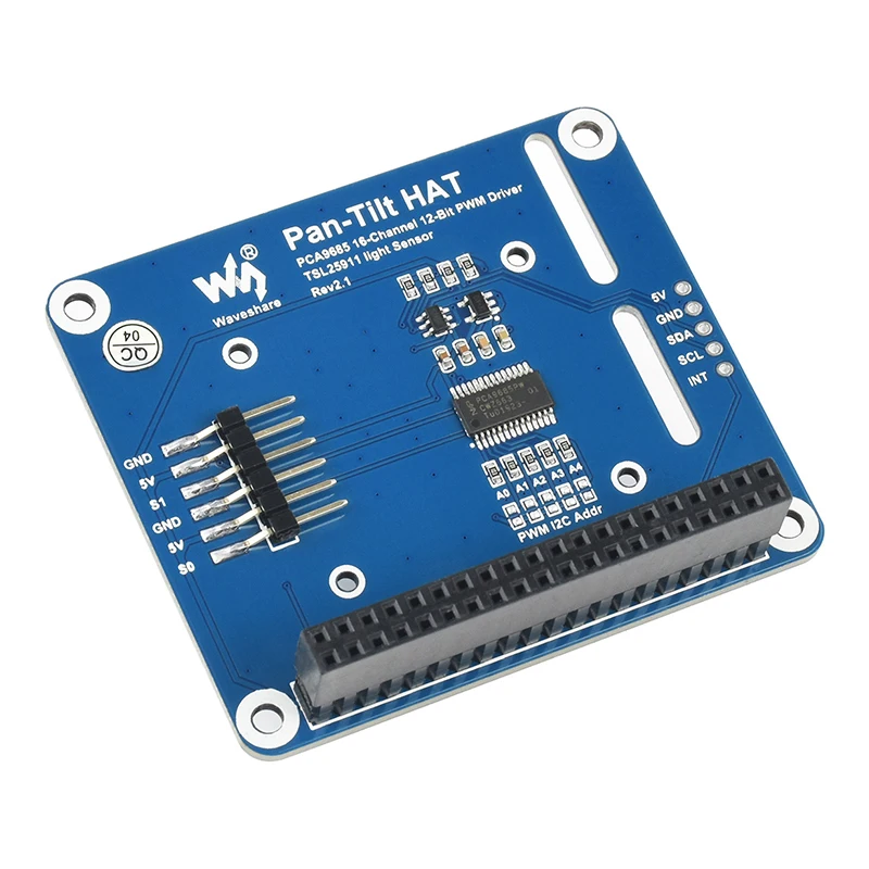 pan tilt hat raspberry pi 4